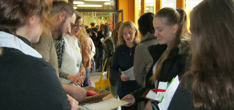 Impressionen zur Ausbildungsmesse 2016.