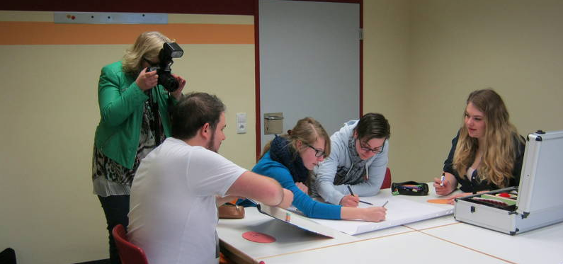 Impressionen zum Dreh des Imagefilms.