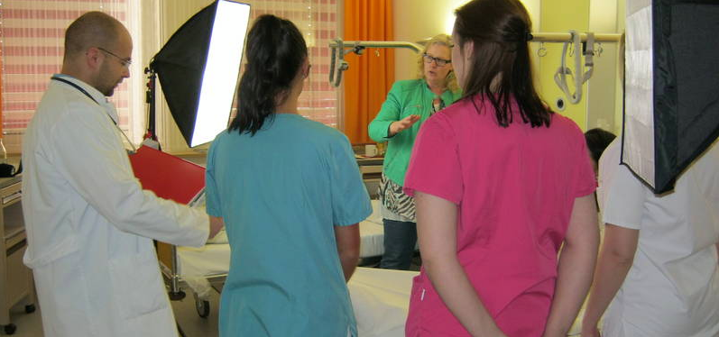 Impressionen zum Dreh des Imagefilms.