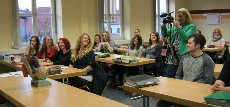 Impressionen zum Dreh des Imagefilms.