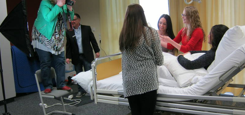 Impressionen zum Dreh des Imagefilms.